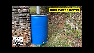 Easy DIY Rain Water Catchment System