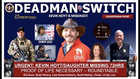‼️URGENT Roundtable: Kevin Hoyt & young Daughter MISSING for 3 Days, Dead Man Switch Activated.