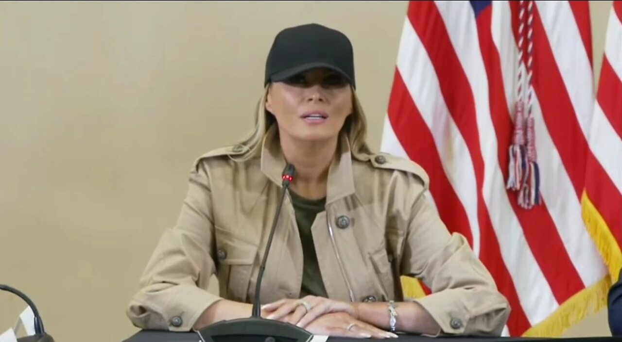 First Lady Melania Trump: We Pray With The Families In Texas
