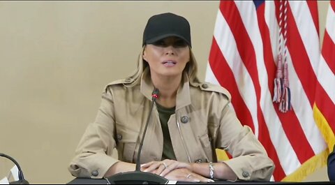 First Lady Melania Trump: We Pray With The Families In Texas