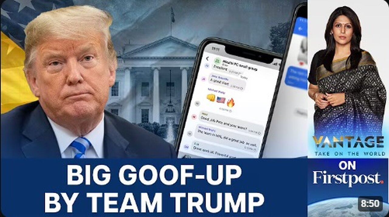 Trump Officials Share Houthi War Plans on Chat Group | Vantage with Palki Sharma | N18G