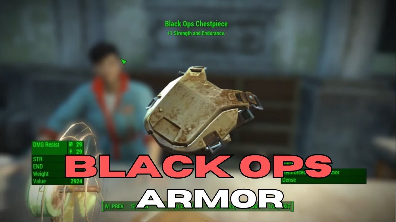 How to Get Black Ops Armor in Fallout 4 - Armor Locations