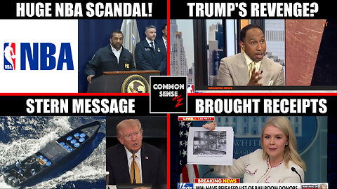 FBI's Huge NBA Probe, Stephen A' Trump's Revenge, Trump's Stern Warning, Karoline Leavitt"s Receipts