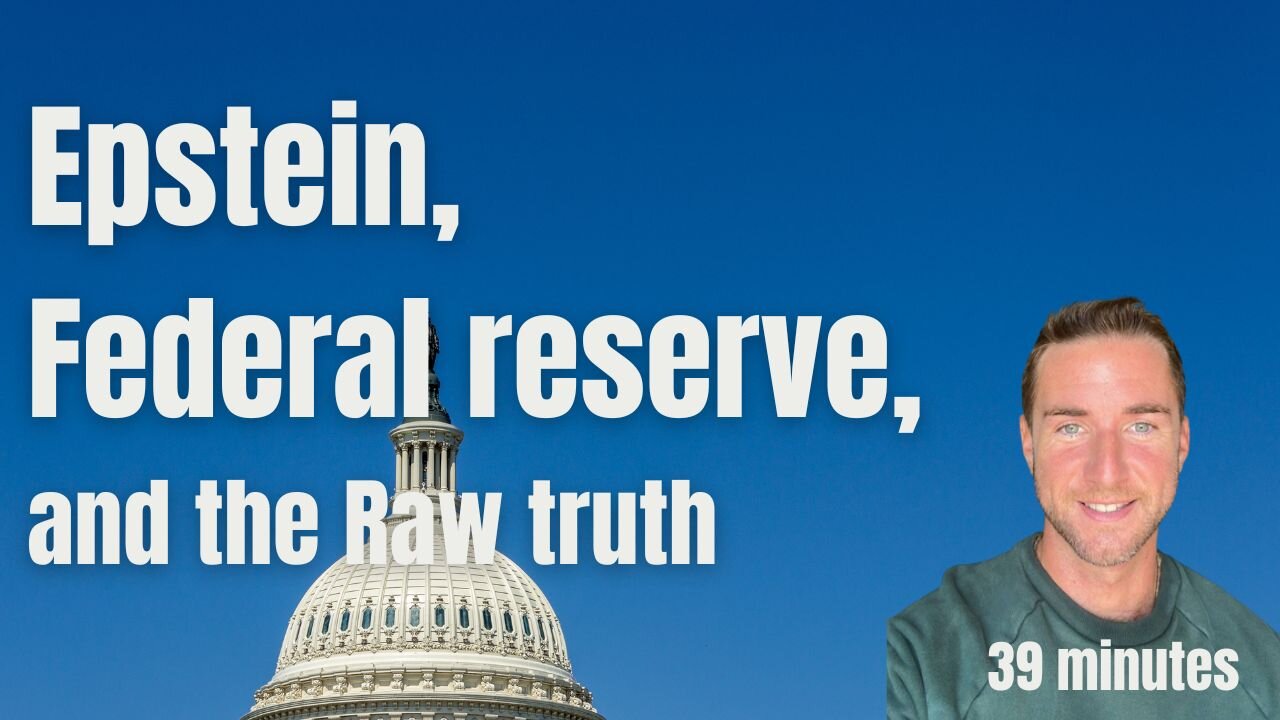 Epstein, Federal reserve, Crypto, and the Raw truth