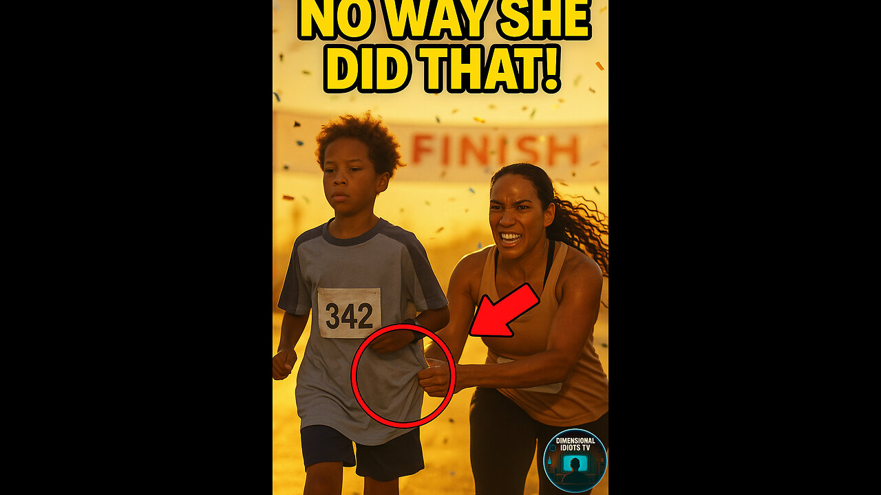 Marathon Meltdown: When a 12-Year-Old Steals First Place 😂