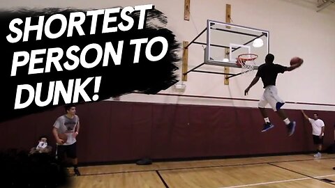 Shortest Person To Dunk A Basketball (World Record)