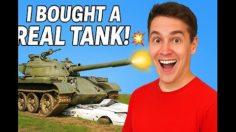 I Bought A REAL TANK! 💥 (Not Clickbait)