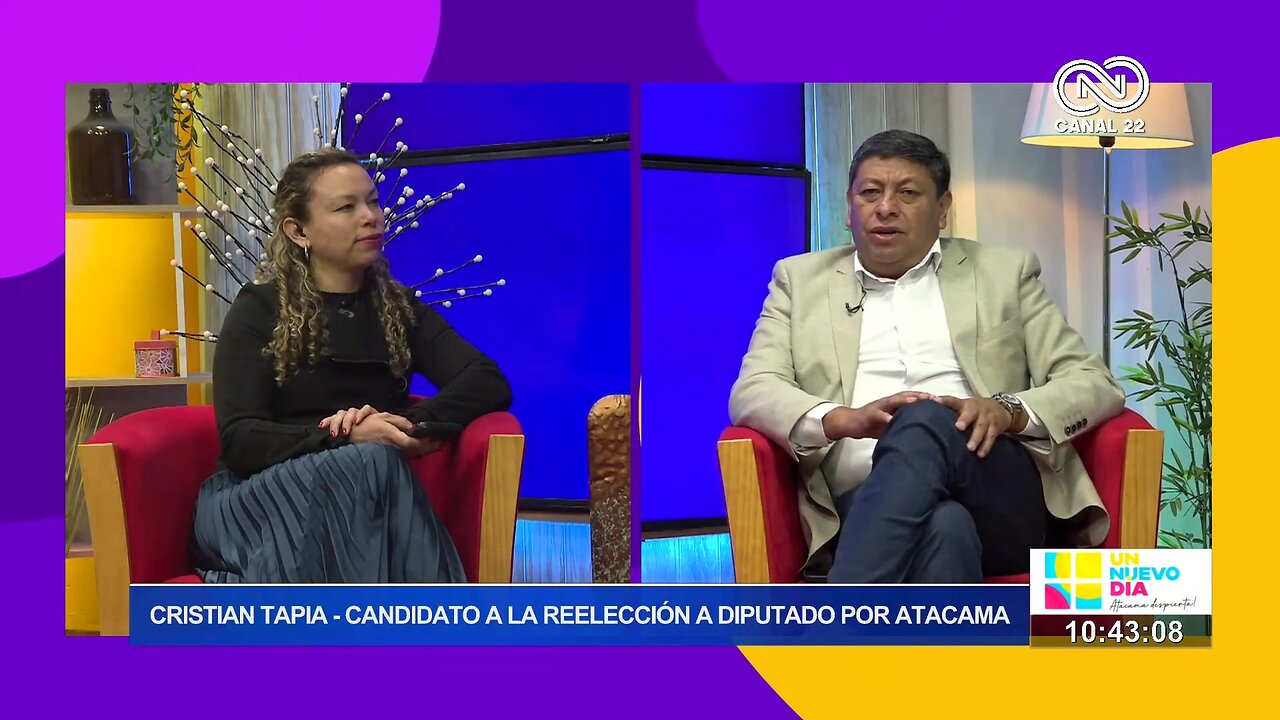 Cristian Tapia Candidato a Reelección a Diputado por Atacama