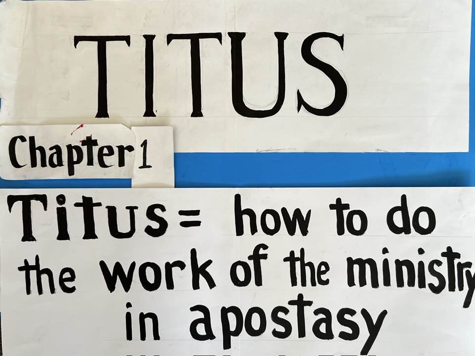 Titus Chapter 1 – Marianne Manley