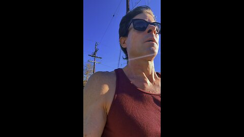 Naked California walking