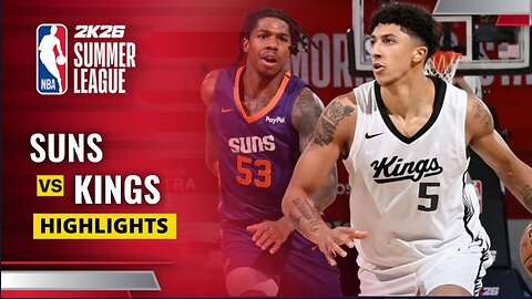 Phoenix Suns vs Sacramento Kings | Full Game Highlights | 2025 NBA Summer League