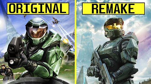 Halo: Campaign Evolved - Remake vs Original Early Graphics Comparison