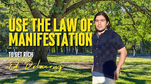 Use the law of manifestation to get rich by Ed Delacruz #money #wealth #finance #reels #shorts