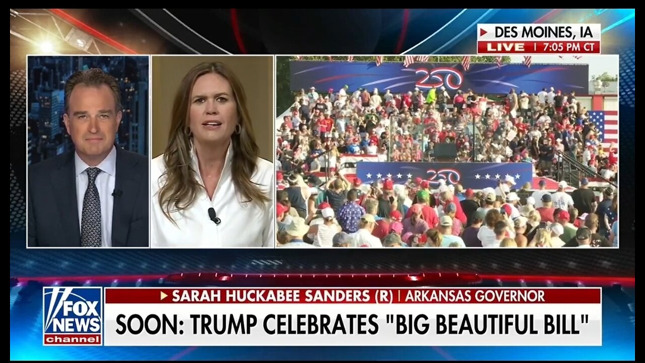 Gov Huckabee Sanders: Trump's Moving At An Insane Speed