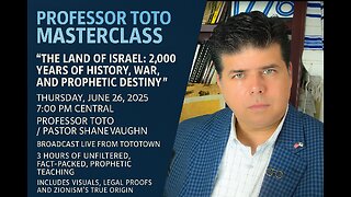 MASTERCLASS with Professor Toto - TOTAL EDUCATION - No Entertainment!!!