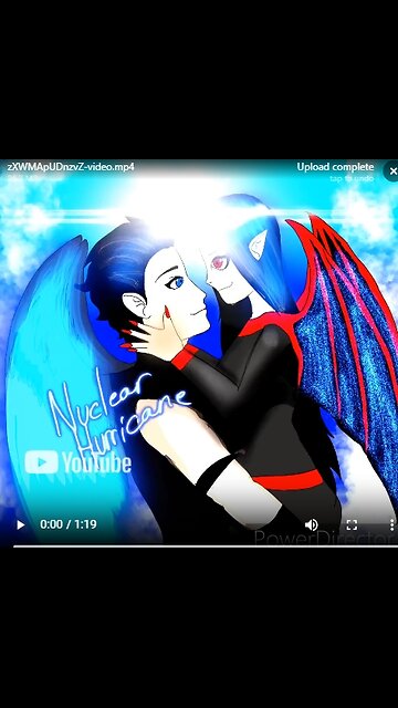 Oc speedpaint the angel and his vampire