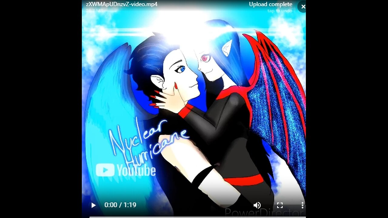 Oc speedpaint the angel and his vampire