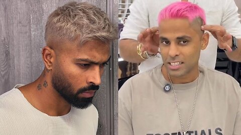 hardik Pandya and Surya Kumar yadav news hair style