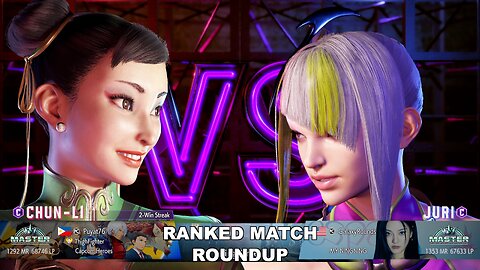 Kuya Kalbo SF6 Ranked Match Roundup. Chun Li Master Rank [Hori Fight Stick]