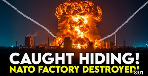 Breaking news! Russia just destroyed NATO's SECRET high-tech weapons factory in Ukraine