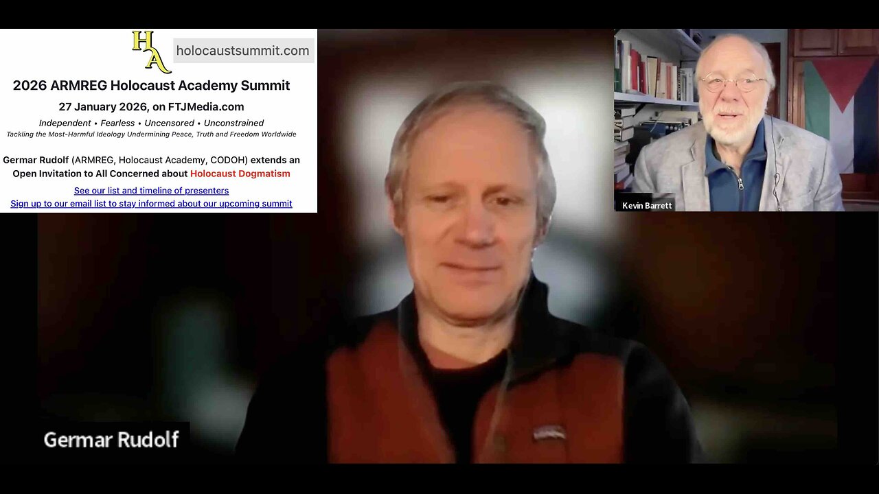 Germar Rudolf to Host Holocaust Summit on January 27