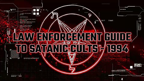 🕵️ Law Enforcement Guide to Satanic Cults (1994) | Full Police Training Video