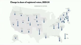 The Democrat Party Is Bleeding Support Beyond The Ballot Box, Dem Voter Registration Plummeting