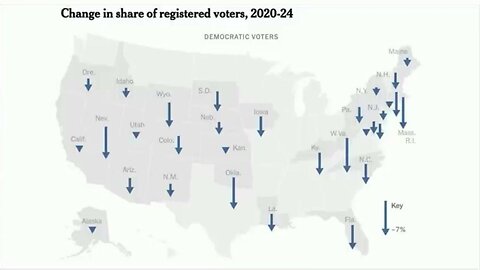 The Democrat Party Is Bleeding Support Beyond The Ballot Box, Dem Voter Registration Plummeting