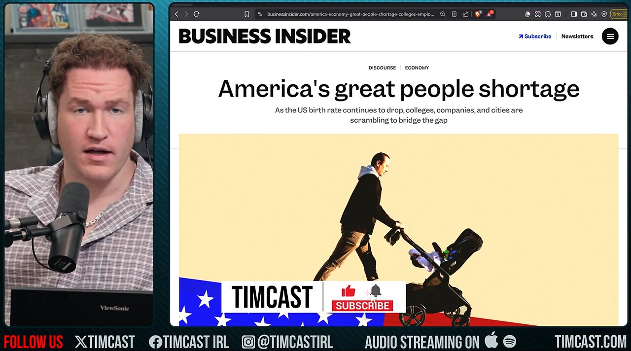 America Is Facing EXTINCTION, Birth Rate Is CATASTROPHICALLY Low