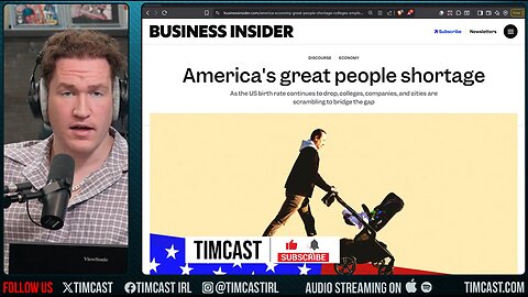 America Is Facing EXTINCTION, Birth Rate Is CATASTROPHICALLY Low