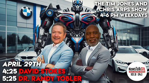 The Tim Jones and Chris Arps Show 04.29.2025 David Stokes | Dr. Randy Tobler