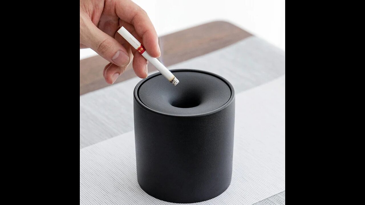 Multifunctional Creative Clay Ashtray, Vase, Trash Can, for Home & Office