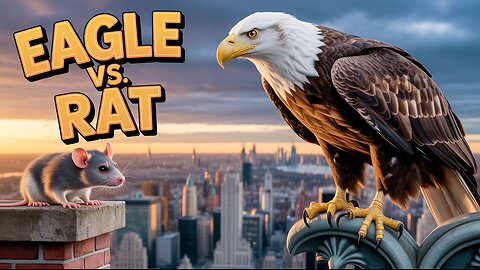 The Epic Rooftop Chase Between Eagle and Rat!