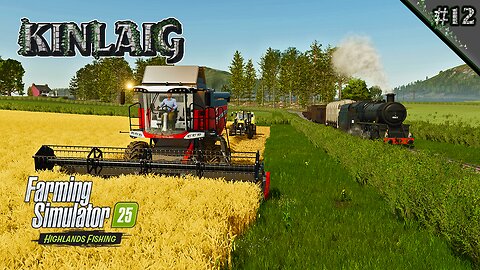WHEAT HARVEST TAKES OVER! 🌾🚜 33K Liters + £17K Contract. | Kinlaig Ep. 13 | Farming Simulator 25