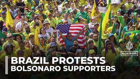 Rallies held in Brazil in support of embattled Bolsonaro facing legal peril