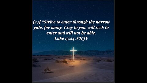 Are You Narrow Minded? Luke 13:22-33 #sermon #bible #jesus