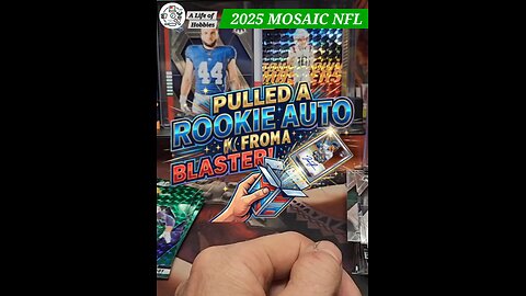 Pulled a Rookie Auto from a retail blaster of 2025 Mosaic NFL