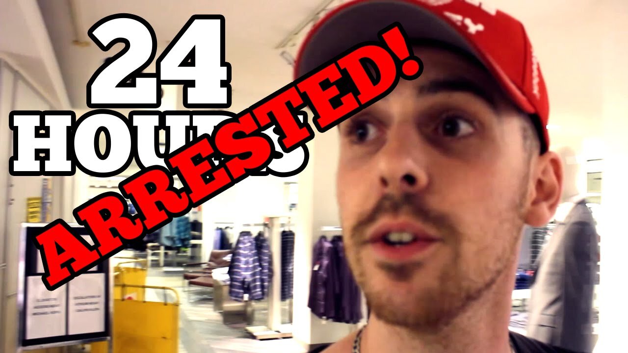 (ARRESTED) Overnight in the Mall Challenge! // 24 Hours in a mall!
