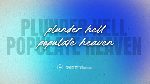 Sunday Evening Celebration Service | CRC Church | 31 August 2025 PM