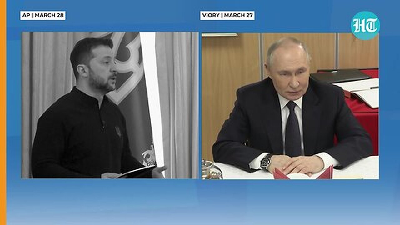 On Cam_ Zelensky's Desperate Reaction Hours After Putin Reveals Plan To Oust Him__ Ukraine_ Russia