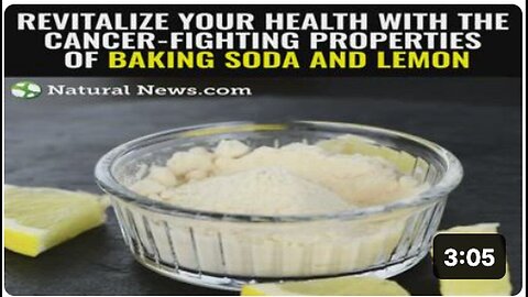 "Boost Health with Cancer-Fighting Properties of Baking Soda and Lemon"