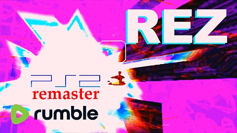 Rez Trance Theme Stage 1 Boss (PS2 remaster Gameplay)