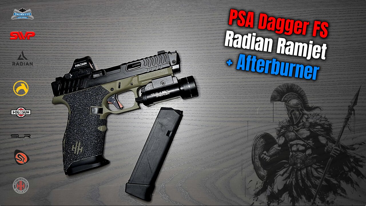 TABLE TOP: PSA Dagger FS w/ Radian Weapons Ramjet + Afterburner, G19 Gen 3 #styxxproduction #pewpew