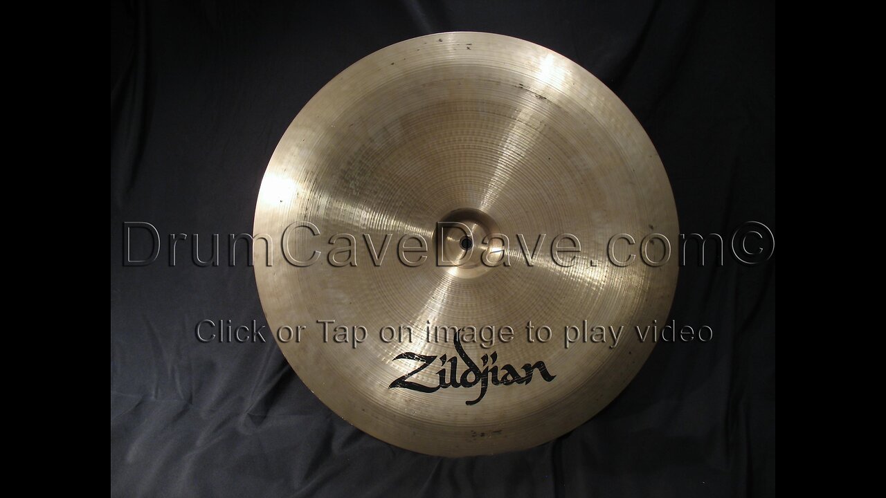 20” Zildjian A series China Boy Low Cymbal - Inverted
