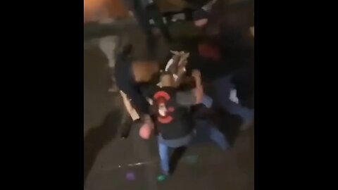 Members from (2) diff outlaw motorcycle clubs ..vs.. a group of street thugs.
