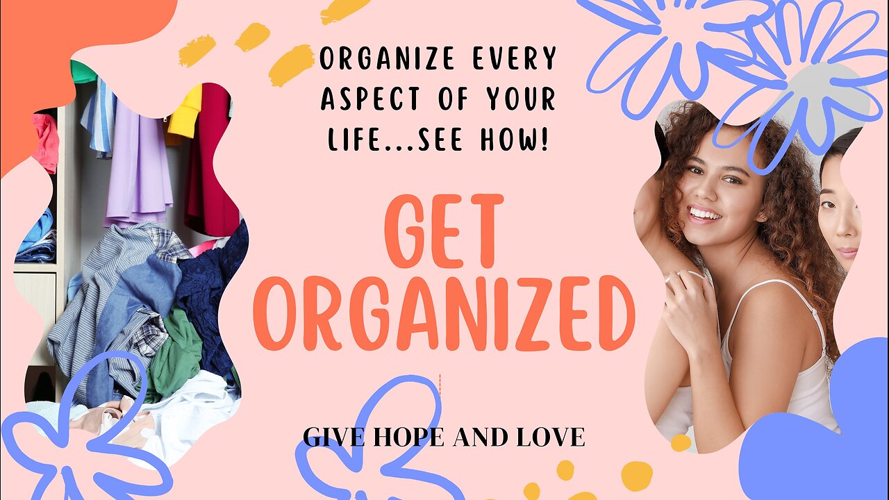 ⭐Organization Guide / Start Small and Succeed / Organize Every Aspect of Your Life! See How!