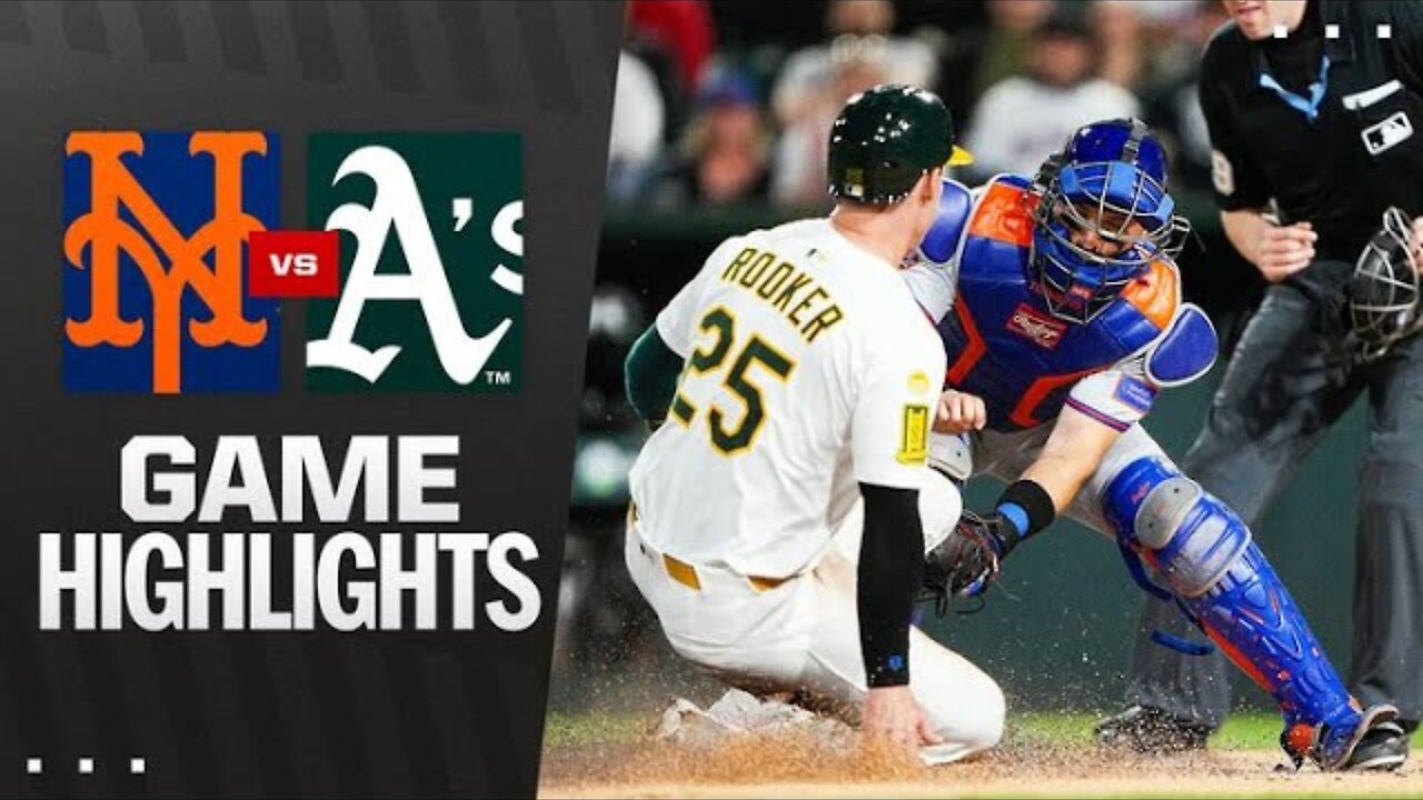 Mets vs. A's Highlights (4/11/25) | MLB Highlights