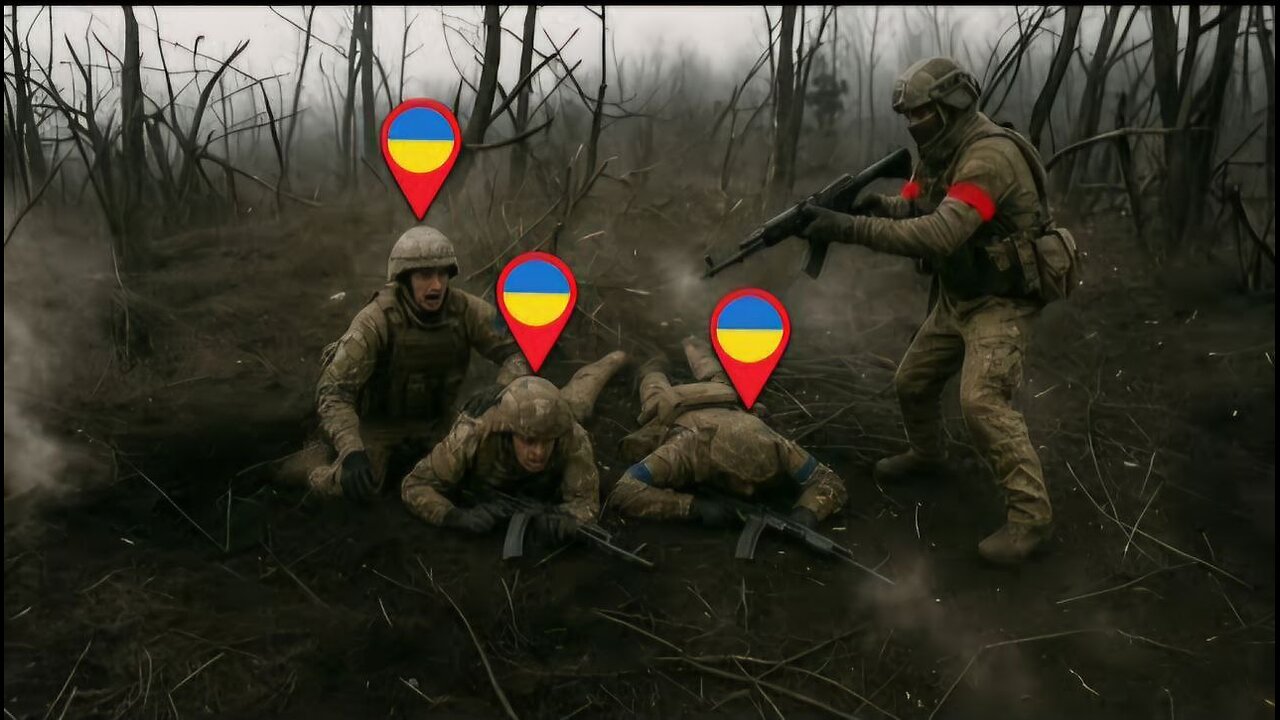 Russians Raid Mercenaries Trenches! Distance 10 Meters