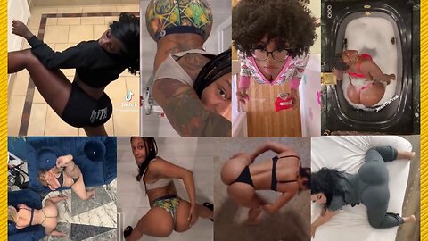 BIG BOOTY BLACK GIRLS TWERKING COMPILATION 87 - Big bank tiktok challenge ❤️‍ClipchampGirls 2025 