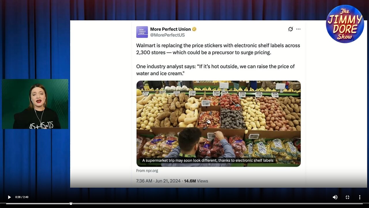 Grocery stores are rolling out surge pricing▮The Jimmy Dore Show